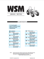 Kubota M4900, M5700 Tractor Workshop Service Manual PDF service repair manual cover