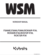 Kubota F2690, F2690E, F3990 Front Mower Workshop Manual PDF service repair manual cover