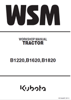 Kubota B1220, B1620, B1820 Tractor Workshop Manual PDF service repair manual cover