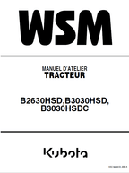 Kubota B2630HSD, B3030HSD, B3030HSDC Tractor Workshop Manual PDF service repair manual cover