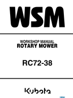 Kubota RC72-38 Rotary Mower Workshop Manual PDF service repair manual cover