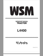 Kubota L4400, L4400HST, L4400, L4400HSTHST Tractor Workshop Repair Manual PDF service repair manual cover
