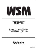 Kubota L2250, L2550 GST, L28250 GST, L3250 Tractor Workshop Repair Manual PDF service repair manual cover