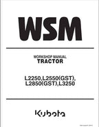 Kubota L2250, L2550 GST, L28250 GST, L3250 Tractor Workshop Repair Manual PDF service repair manual cover