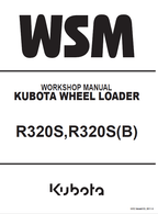 Kubota R320S, R320SB Wheel Loader Workshop Manual PDF service repair manual cover