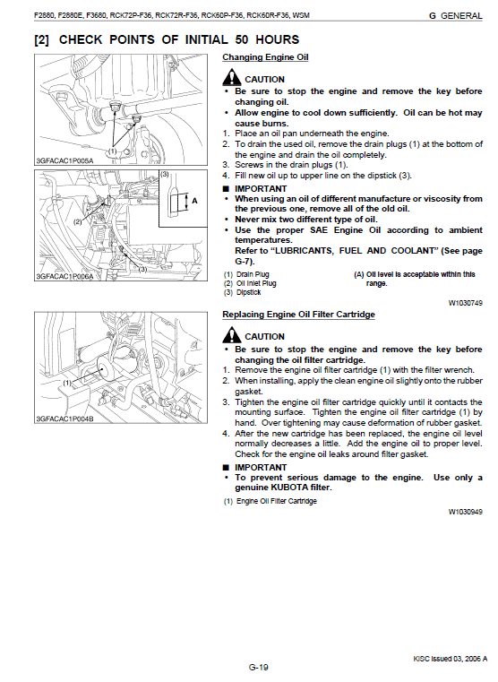 Kubota F2880, F2880E, F3680 Front Mower Workshop Service Manual PDF manual preview page 582