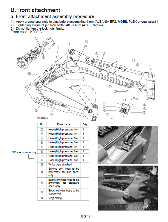 Kubota K008-3, U10-3 Excavator Workshop Service Manual PDF manual preview page 755