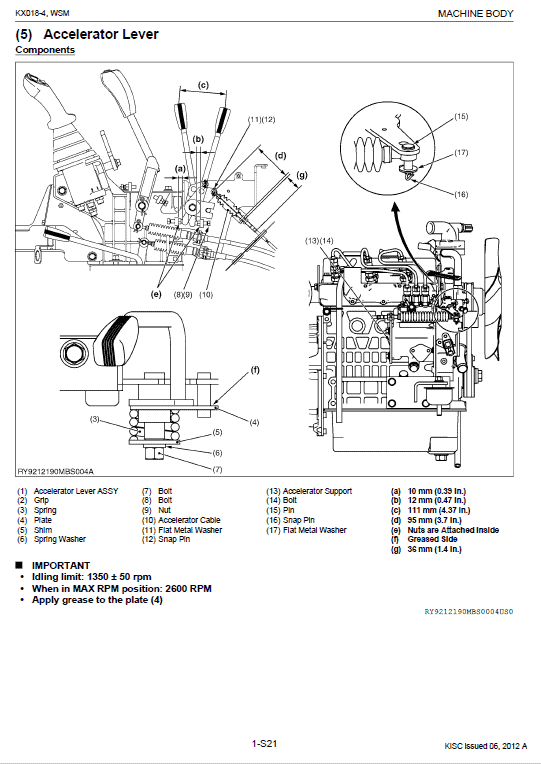 Kubota K018-4 Excavator Workshop Service Manual PDF manual preview page 750