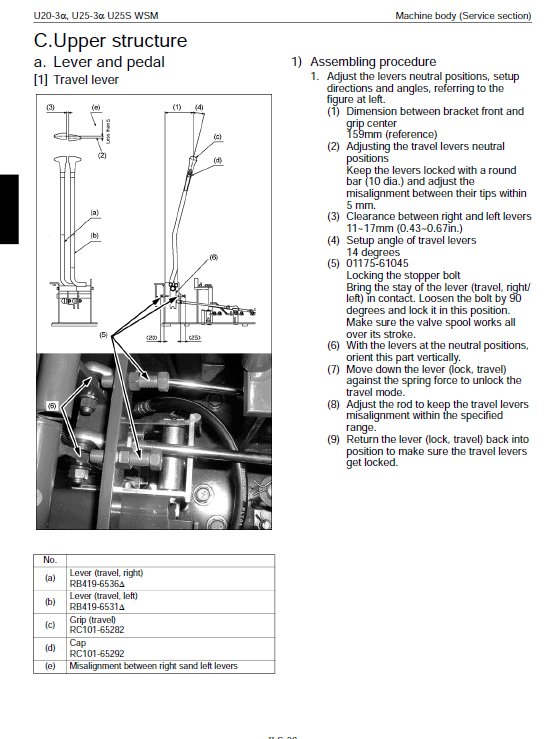 Kubota U25S, U20-3a, U25-3a Workshop Service Manual PDF manual preview page 724