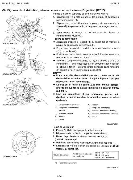Kubota B7410, B7510, B7610 Tractor Workshop Manual PDF manual preview page 645