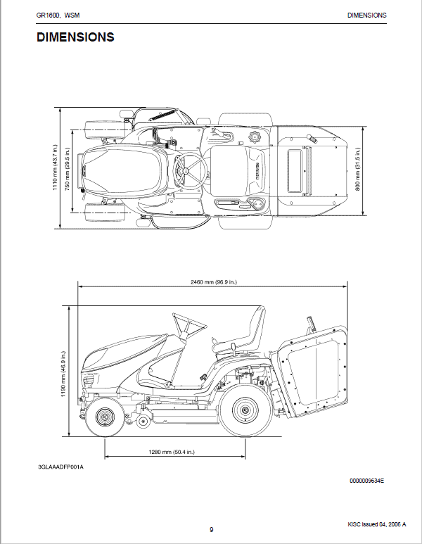 Kubota GR1600 Riding Mower Service Manual PDF manual preview page 262