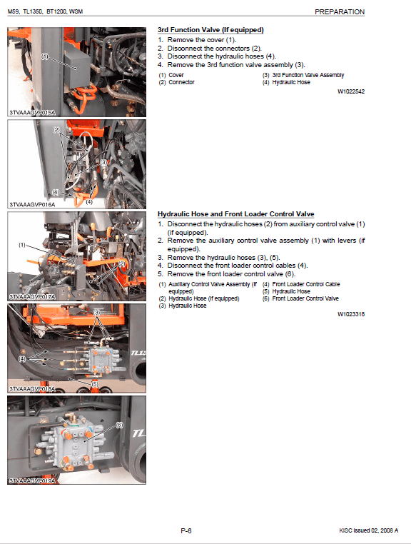 Kubota M59, TL1350, BT1200 Tractor Workshop Manual PDF manual preview page 443