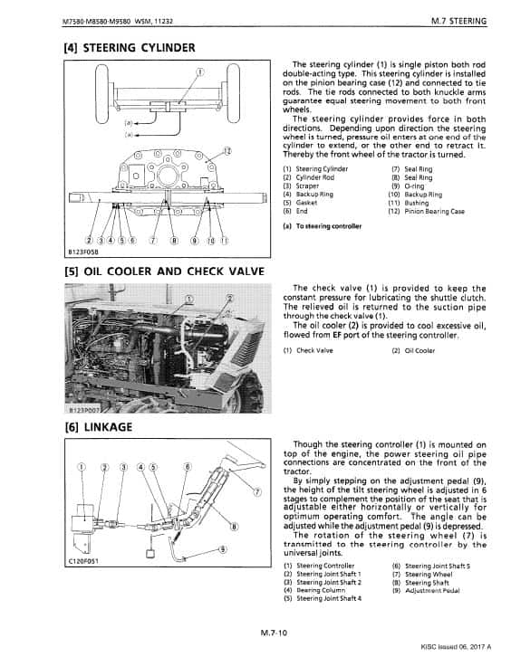 Kubota M7580, M8580, M9580 Tractor Workshop Repair Manual PDF manual preview page 168