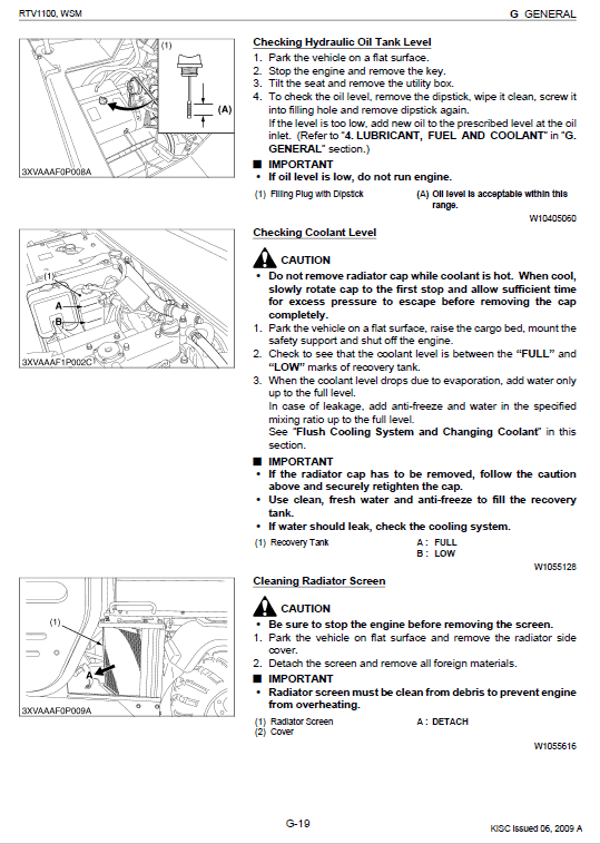 Kubota RTV1100 Utility Vehicle Workshop Service Manual PDF manual preview page 365