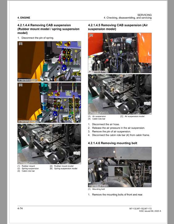 Kubota M7-132, M7-152, M7-172 Tractor Workshop Repair Manual PDF manual preview page 35