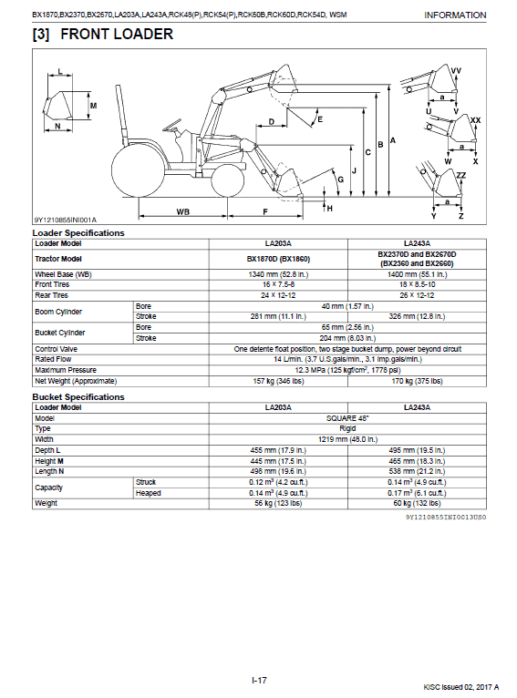 Kubota BX1870, BX2370, BX2670 Tractor Loader Workshop Manual PDF manual preview page 604