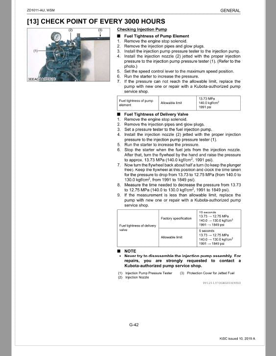 Kubota ZD1011-AU Mower Workshop Repair Manual PDF manual preview page 65