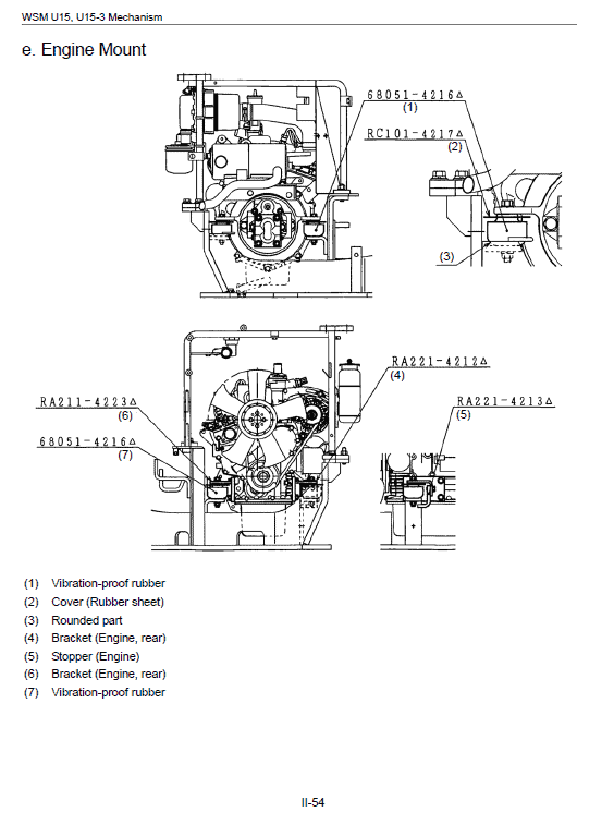 Kubota U15, U15-3 Excavator Workshop Manual PDF manual preview page 699