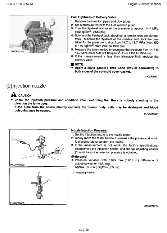 Kubota U20-3, U25-3 Excavator Workshop Manual PDF manual preview page 690