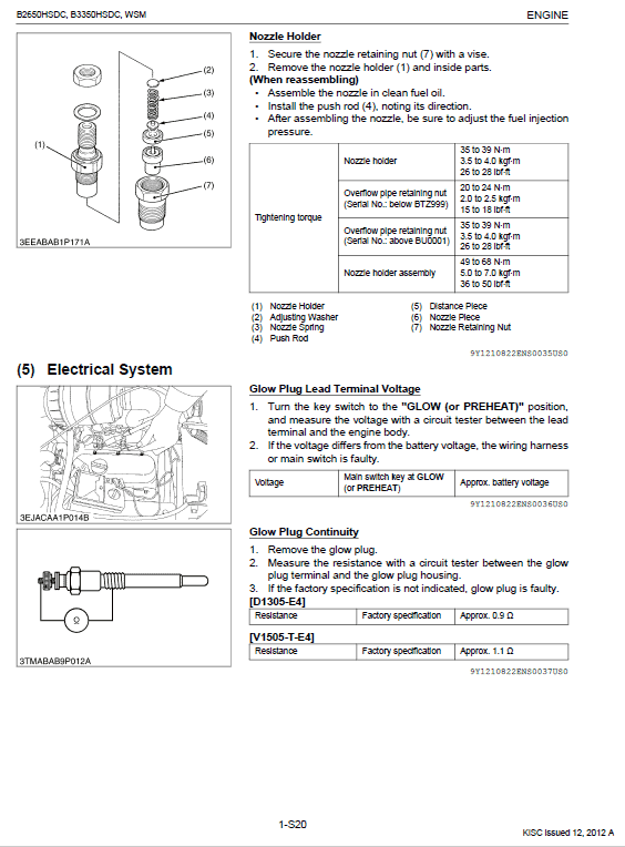 Kubota B2650HSDC, B3350HSDC Workshop Service Manual PDF manual preview page 675