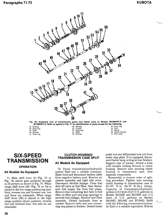 Kubota B5100D, B5100E, B6100D, B6100E, B7100D Tractor Workshop Manual PDF manual preview page 661