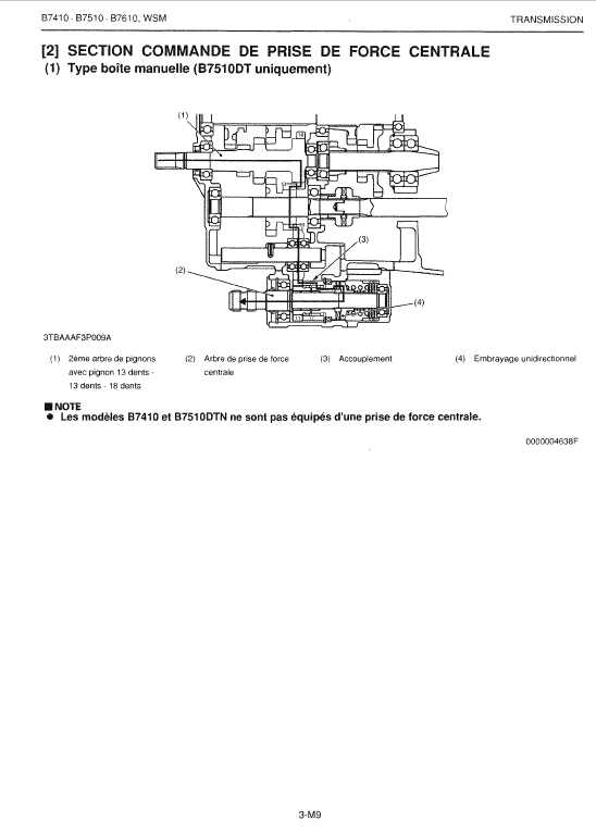 Kubota B7410, B7510, B7610 Tractor Workshop Manual PDF manual preview page 646