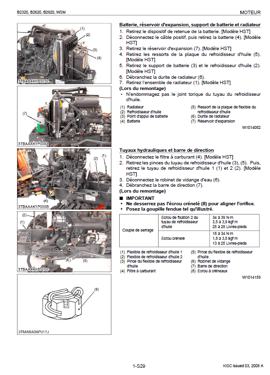 Kubota B2320, B2620, B2920 Tractor Workshop Service Manual PDF manual preview page 626