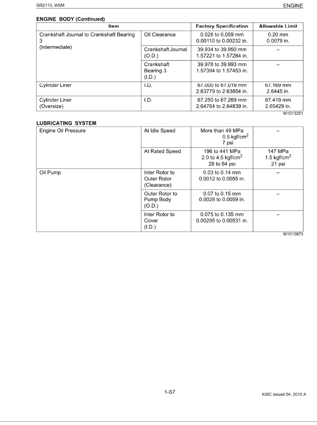 Kubota GR2110, GR2010G Lawn Mower Workshop Repair Manual PDF manual preview page 564