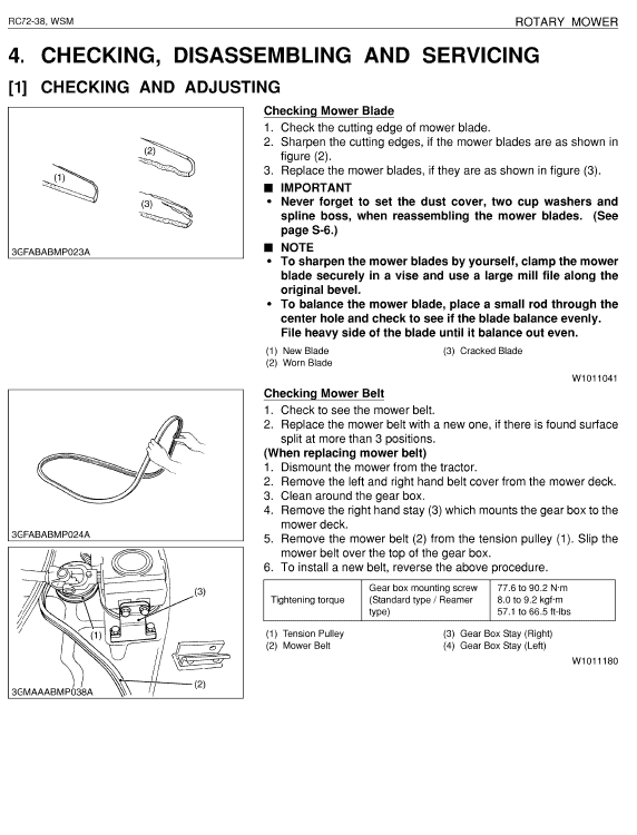 Kubota RC72-38 Rotary Mower Workshop Manual PDF manual preview page 556