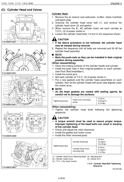 Kubota T1570, T1670, T1770, T1870 Tractor Mower Workshop Service Manual PDF manual preview page 551