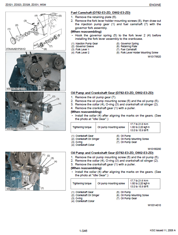 Kubota ZD321, ZD323, ZD326, ZD331 Mower Workshop Service Manual PDF manual preview page 540