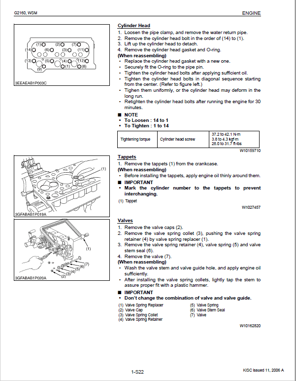 Kubota G2160, G2160-R48S, G2460G Mower Workshop Service Manual PDF manual preview page 268