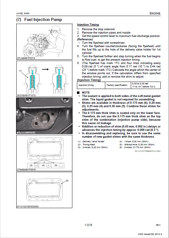 Kubota L4100 Tractor Service Manual PDF manual preview page 303