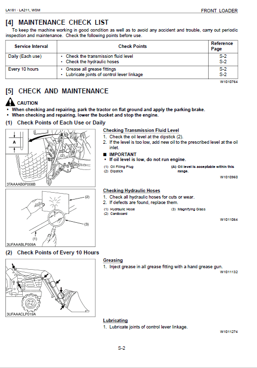 Kubota LA181, LA211 Front Loader Workshop Manual PDF manual preview page 473