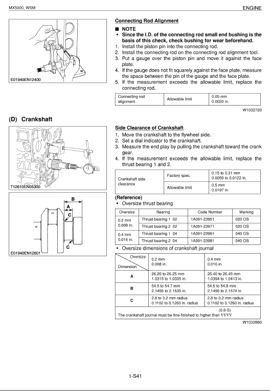 Kubota MX5000 Tractor Workshop Service Manual PDF manual preview page 405