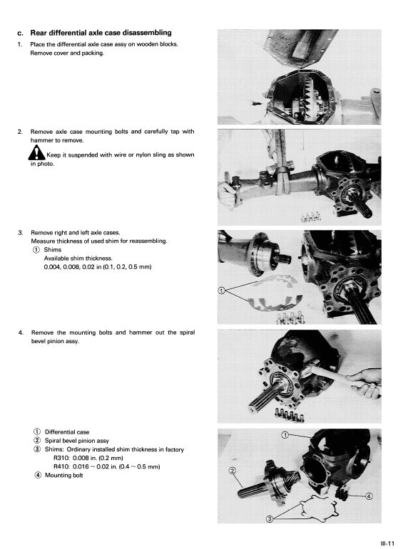 Kubota R310, R310B, R410, R410B Wheel Loader Workshop Manual PDF manual preview page 391