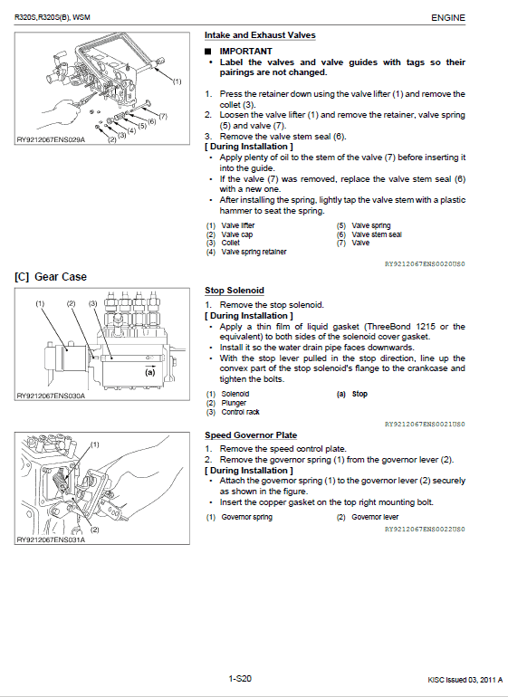 Kubota R320S, R320SB Wheel Loader Workshop Manual PDF manual preview page 381