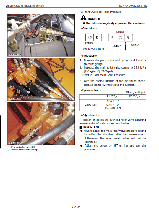 Kubota R420A, R520A, R420S, R520S Wheel Loader Workshop Manual PDF manual preview page 375