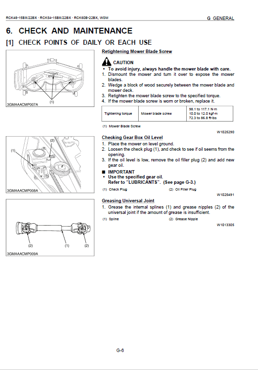 Kubota RCK48-15BX, RC48-15BX, RCK54-15BX, RCK54-22BX Mower Manual PDF manual preview page 371