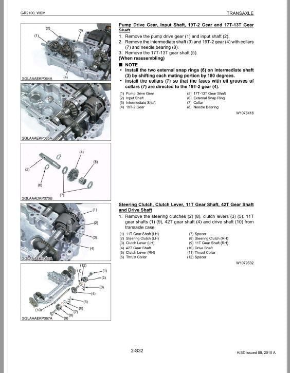 Kubota GR2100 Lawn Mower Workshop Repair Manual PDF manual preview page 141