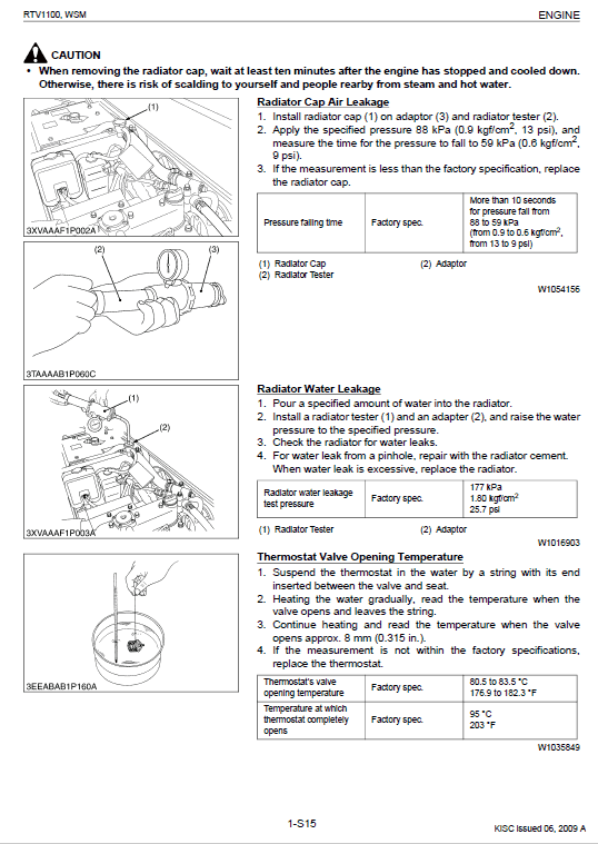 Kubota RTV1100 Utility Vehicle Workshop Service Manual PDF manual preview page 366