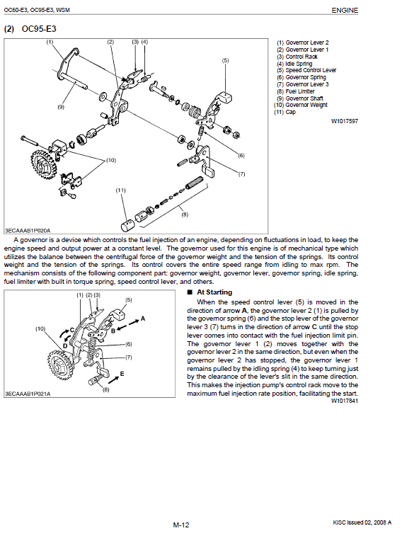 Kubota OC60-E3, OC98-E3 Engine Workshop Service Manual PDF manual preview page 335