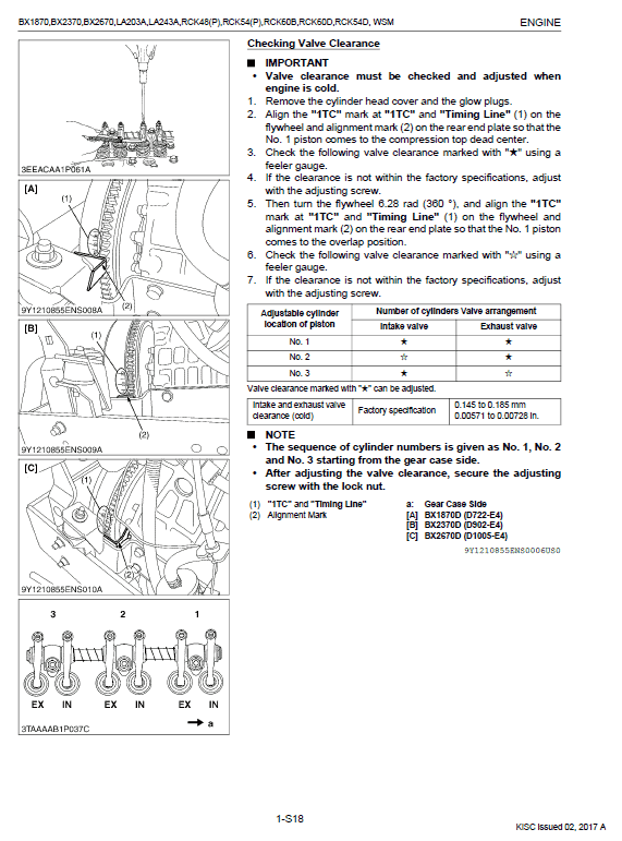 Kubota BX1870, BX2370, BX2670 Tractor Loader Workshop Manual PDF manual preview page 605