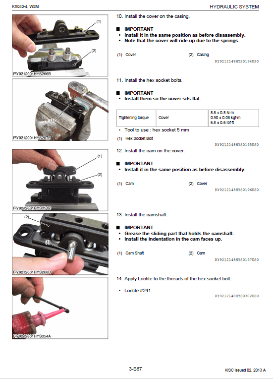 Kubota KX040-4 Excavator Workshop Service Manual PDF manual preview page 731