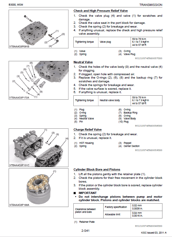 Kubota B3000, B3000-AUS Tractor Workshop Service Manual PDF manual preview page 671