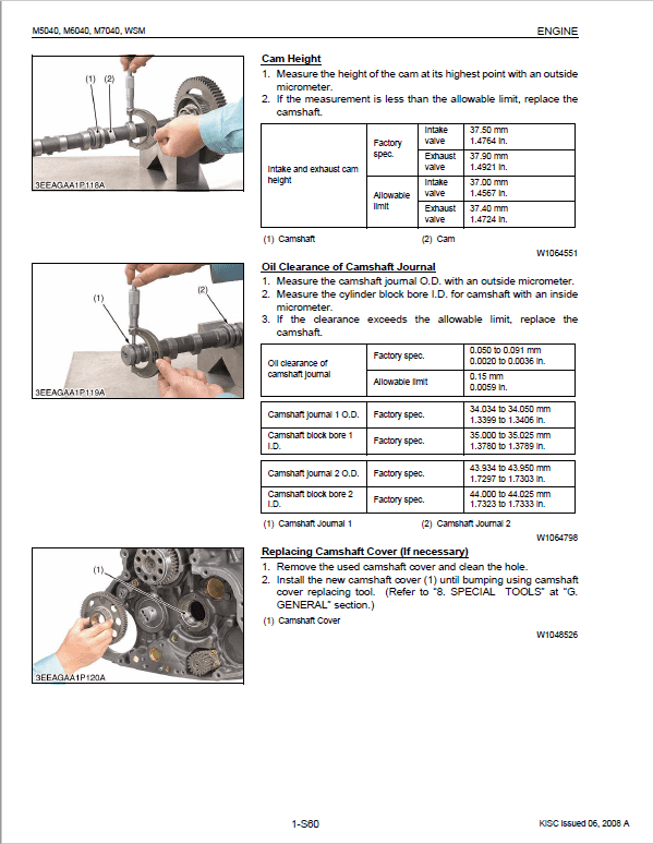 Kubota M5040, M6040, M7040 Tractor Workshop Manual PDF manual preview page 415