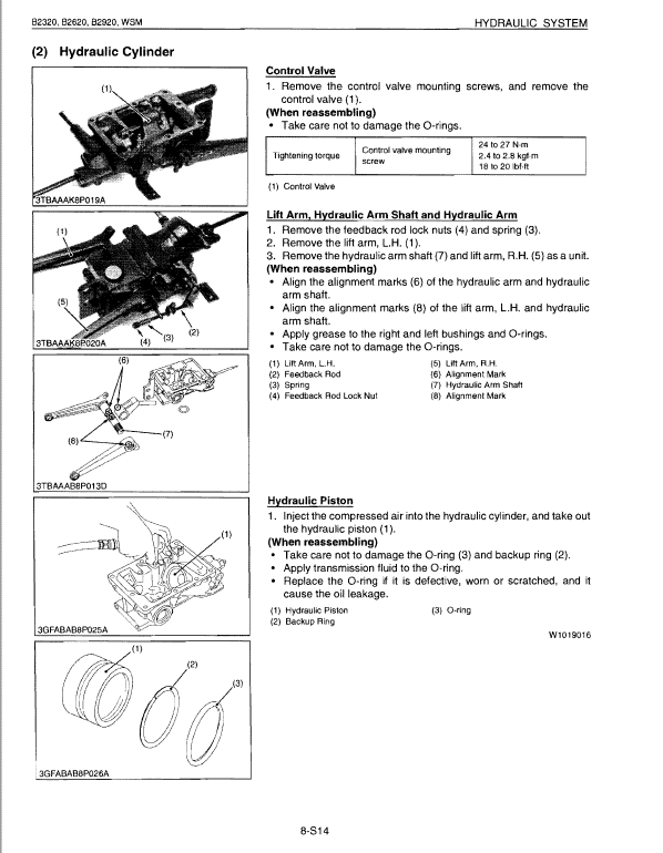 Kubota B2320, B2620, B2920 Tractor Workshop Service Manual PDF manual preview page 623
