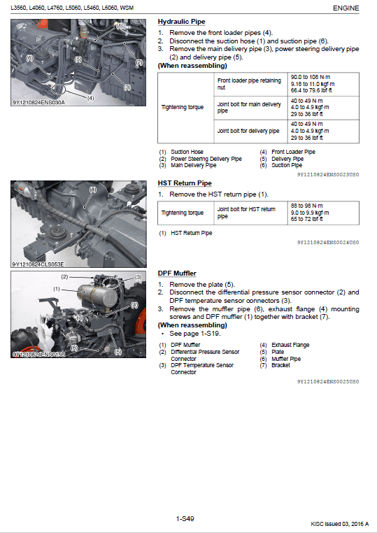 Kubota L3560, L4060, L4760, L5060, L5460, L6060 Tractor Manual PDF manual preview page 479