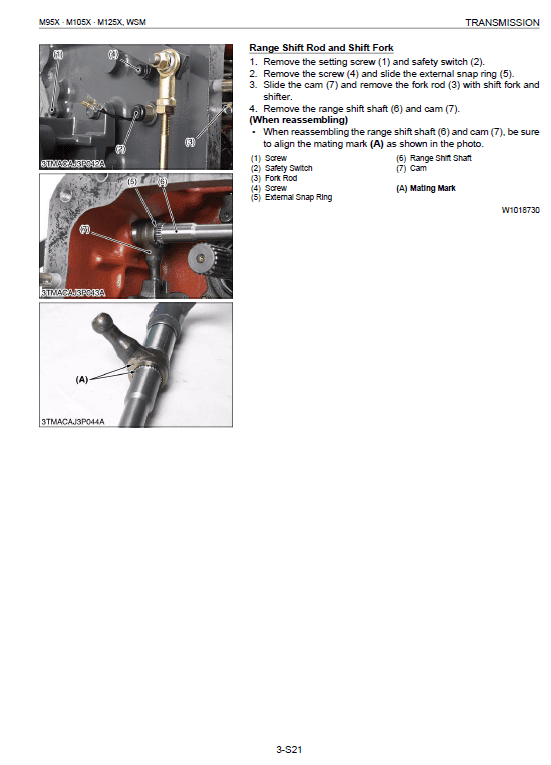 Kubota M95X, M105X, M125X Tractor Workshop Service Manual PDF manual preview page 450