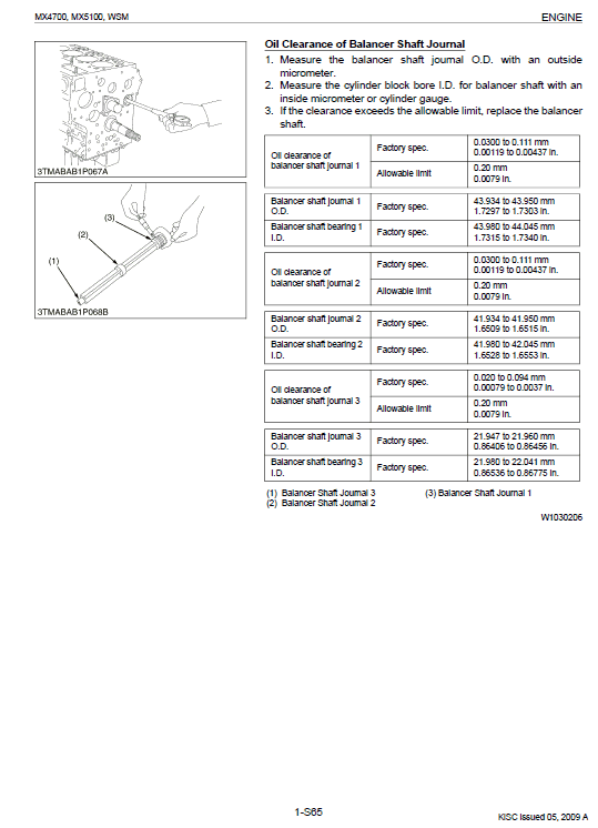 Kubota MX4700, MX5100 Tractor Workshop Service Manual PDF manual preview page 455